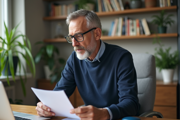 Homme freelance en bureau lumineux et organisé